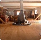 Parquet massif chêne brut campagne xxl 21 x 180 - 2 chanfreins 